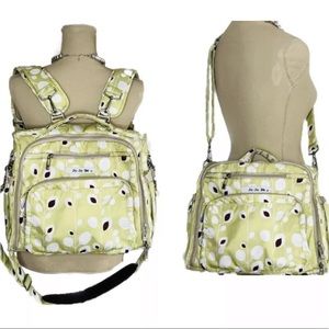 Ju ju be BFF convertible backpack diaper bag